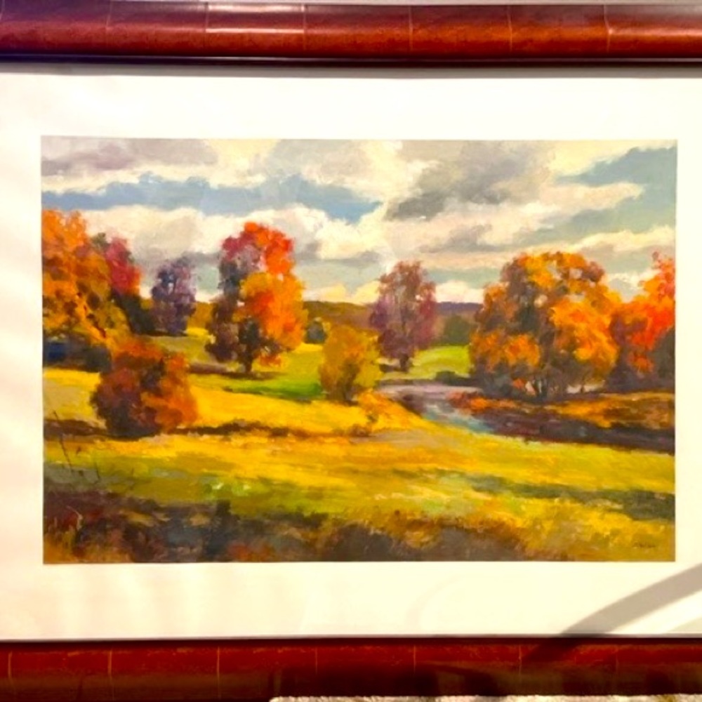 Impressionist Acrylic Art Painting by J. Petkov